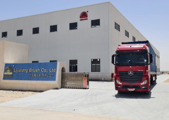 Suez factory's first export shipment delivered